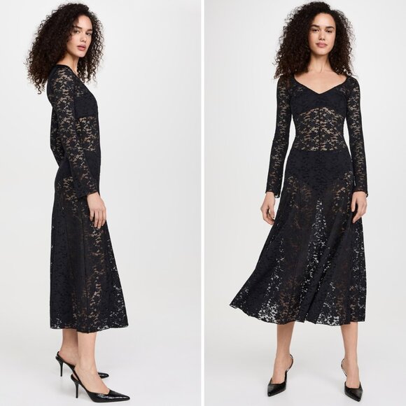 Gimaguas Tess Dress Black Lace Dress sz Small - Picture 3 of 5